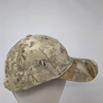 Unbranded Snapback Hat Camouflage One Size Adjustable Vented Holes Blank