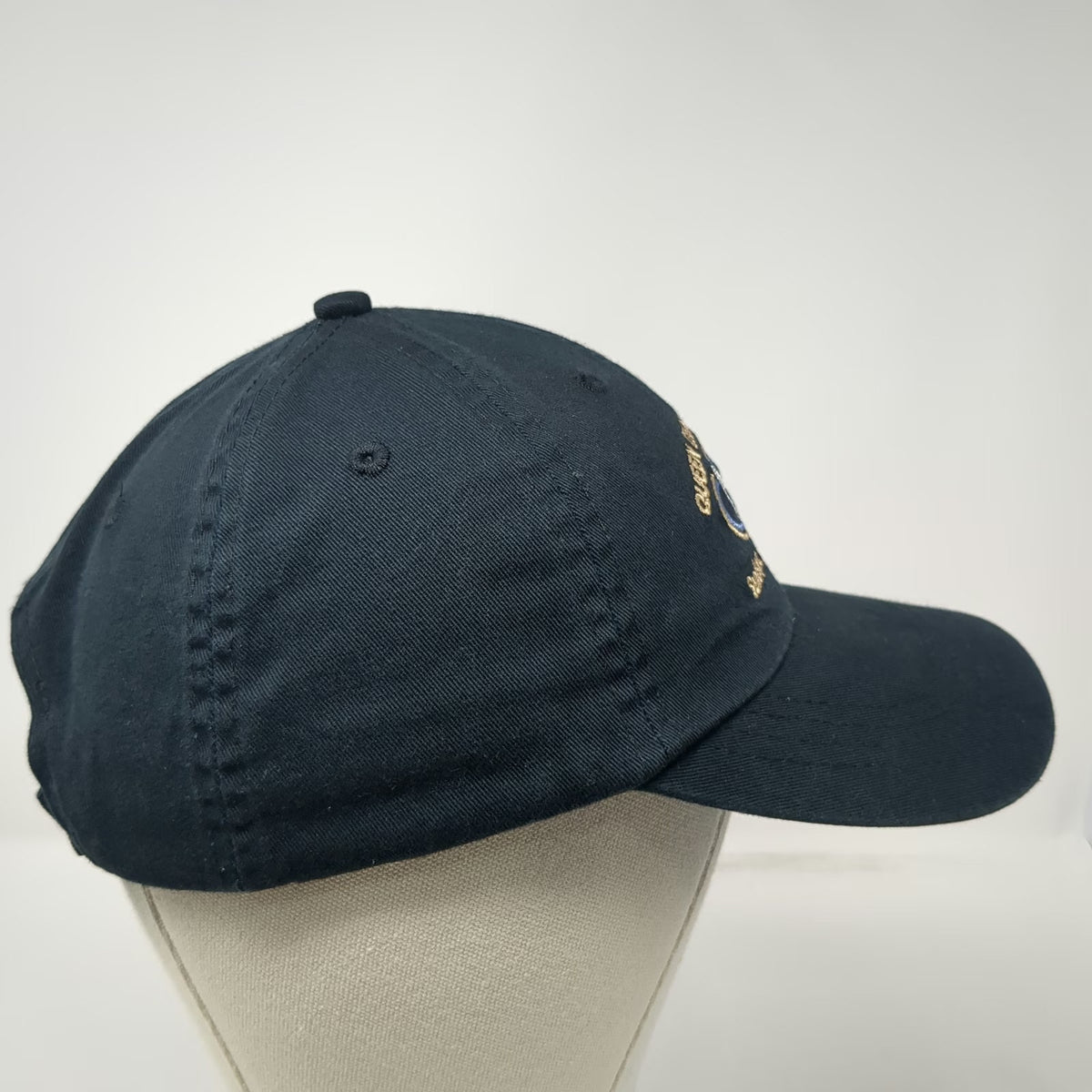 Port & Company Baseball Cap Black One Size Fishing Salmon Safari BC Strapback