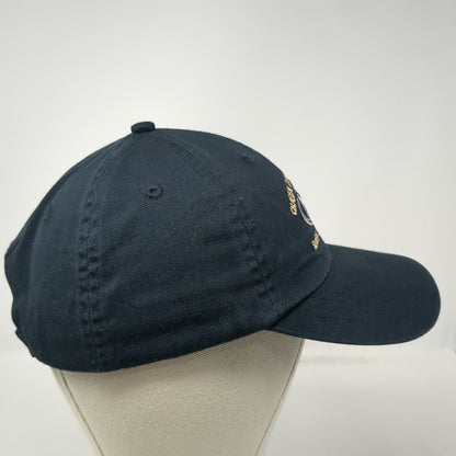 Port & Company Baseball Cap Black One Size Fishing Salmon Safari BC Strapback