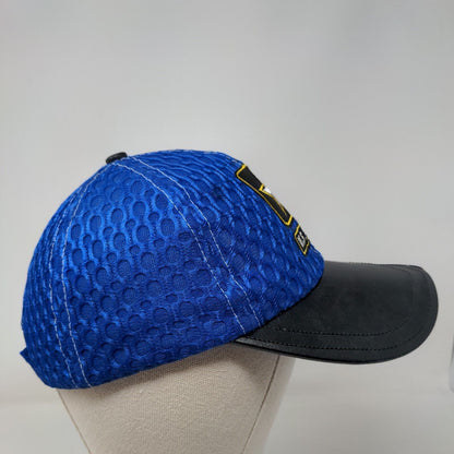 US Army Strapback Hat Blue OSFA Adjustable Embroidered Lightweight 6 Panel