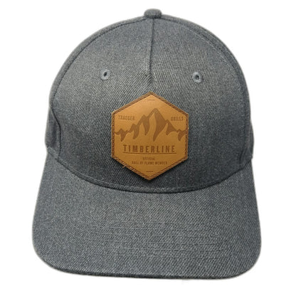 Traeger 5 Panel Gray One Size Timberline Mountain Patch Snapback BBQ Grill Hat