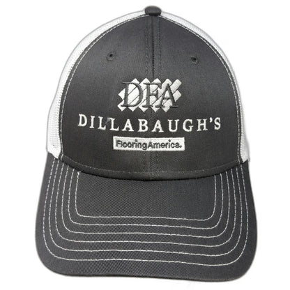 Otto Trucker Hat Gray White One Size DFA Dillabaugh's Flooring America Snapback
