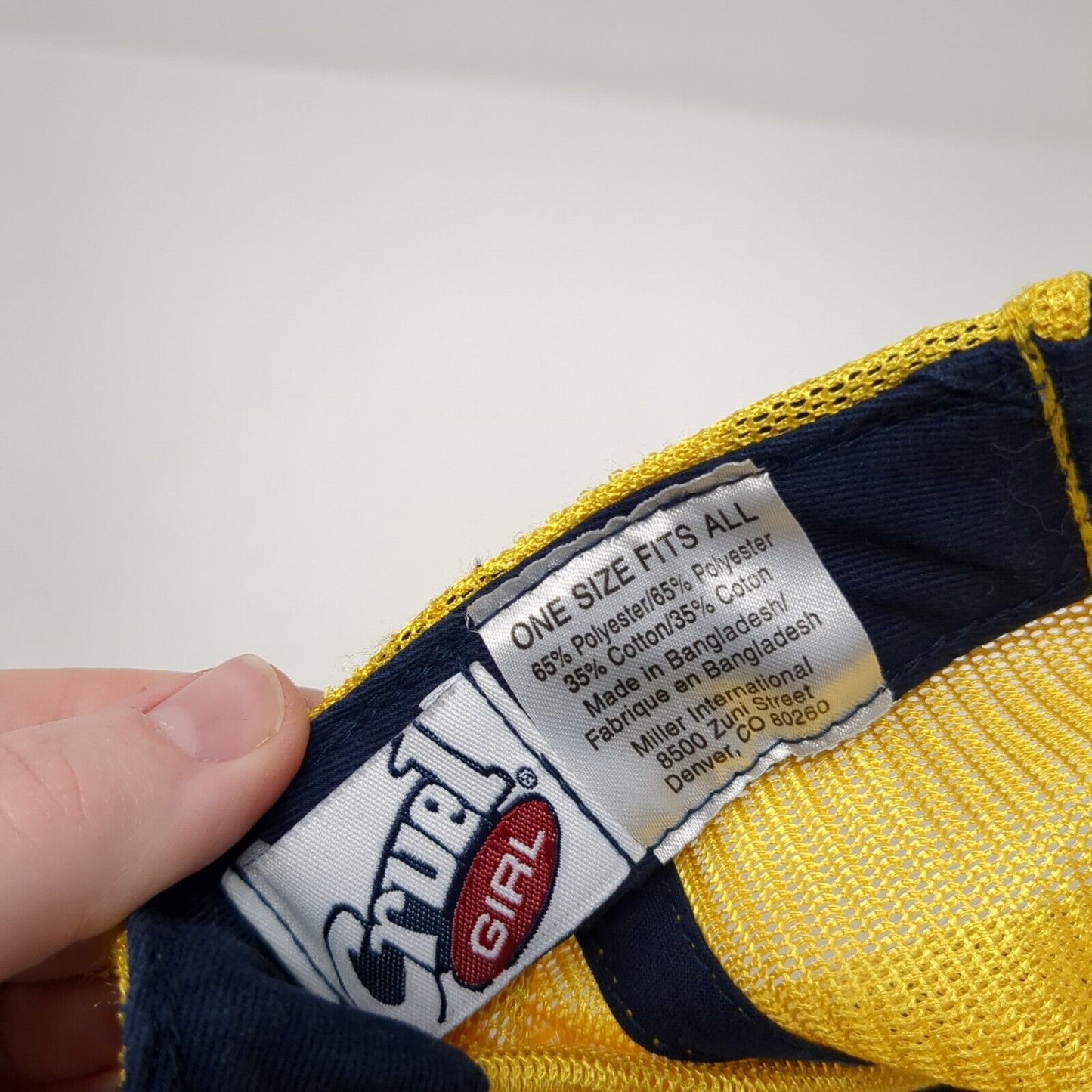 Cruel Girl Snapback Trucker Hat Multicolor OS Adjustable Embroidered Mesh Back