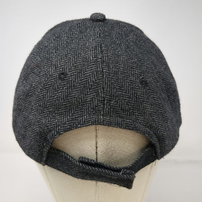 Gray Myrtle Beach SC Baseball Cap One Size Herringbone Tweed Strapback Patch Hat