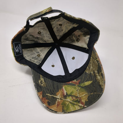 Outdoor Cap Strapback Hat Camo One Size Adjustable Mossy Oak 6 Panel