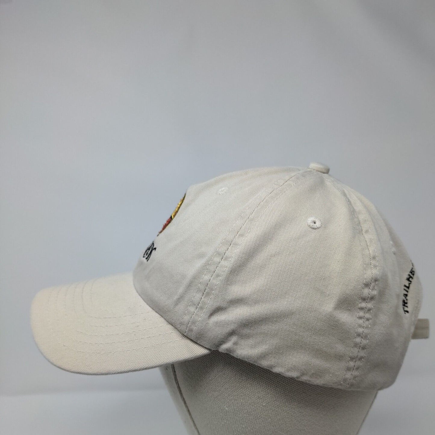 Tamarack Slideback Hat Tan OSFM Embroidered Trailhead To Discovery