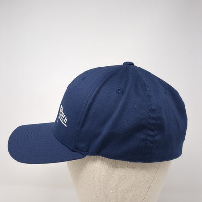 ESTECH Fitted Hat Blue L/XL Flexfit Lightweight Embroidered Port Authority