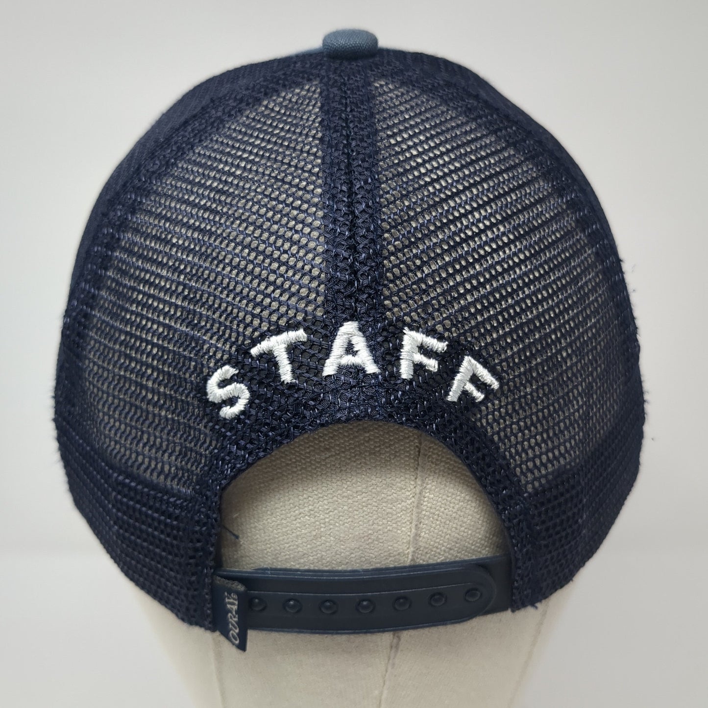 RTR Staff Trucker Hat Blue One Size Adjustable Embroidered Mesh Back Ouray