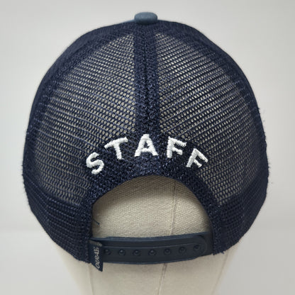 RTR Staff Trucker Hat Blue One Size Adjustable Embroidered Mesh Back Ouray