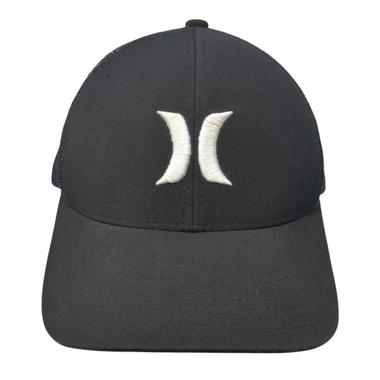Hurley Snapback Mesh Back Trucker Hat Black One Size The Classics Yupoong