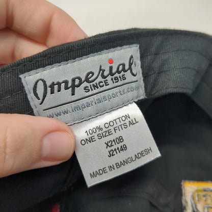 Imperial Baseball Cap Black One Size Hat Slideback Excel Equipment Company