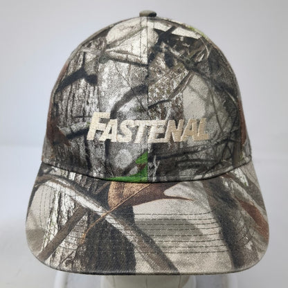 Fastenal Industrial Supply Camouflage Baseball Cap Gray One Size Strapback Hat