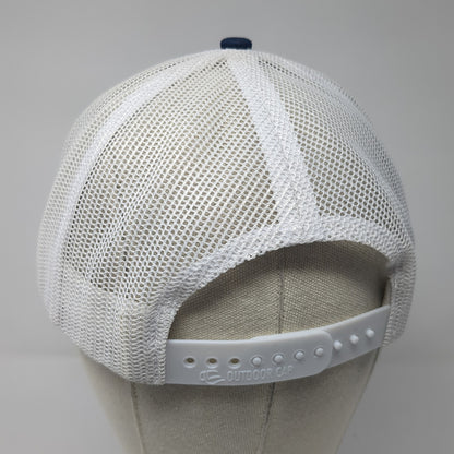 Stibnite Patch Snapback Mesh Back Trucker Hat Blue One Size Outdoor Cap