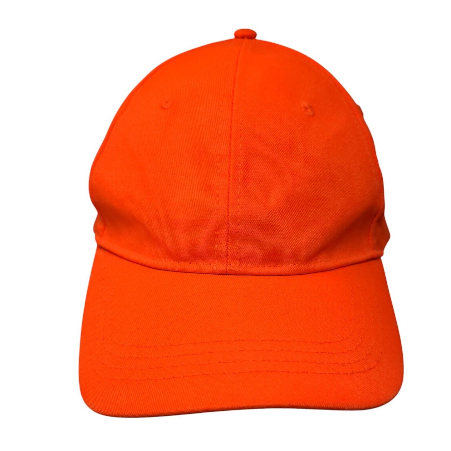 Paramount Outdoors Snapback Hat Orange OSFA Adjustable Solid Blank