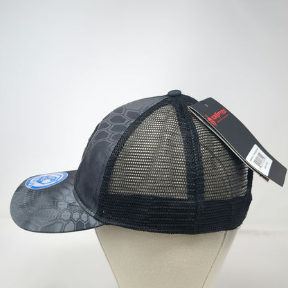 Kryptek Trucker Hat Gray OSFM Spartan Shield Typhon Camo Cooling Mesh Snapback