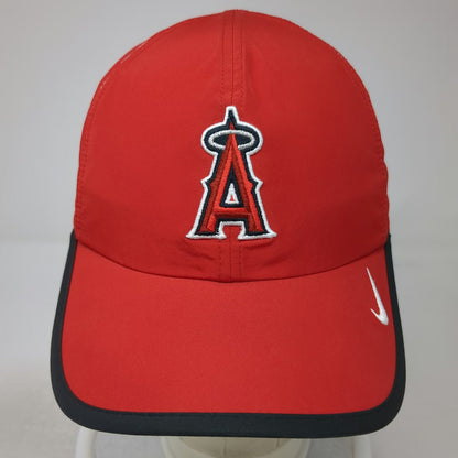 Nike MLB Los Angeles Angels Red Baseball Cap One Size Strapback Polyester Hat