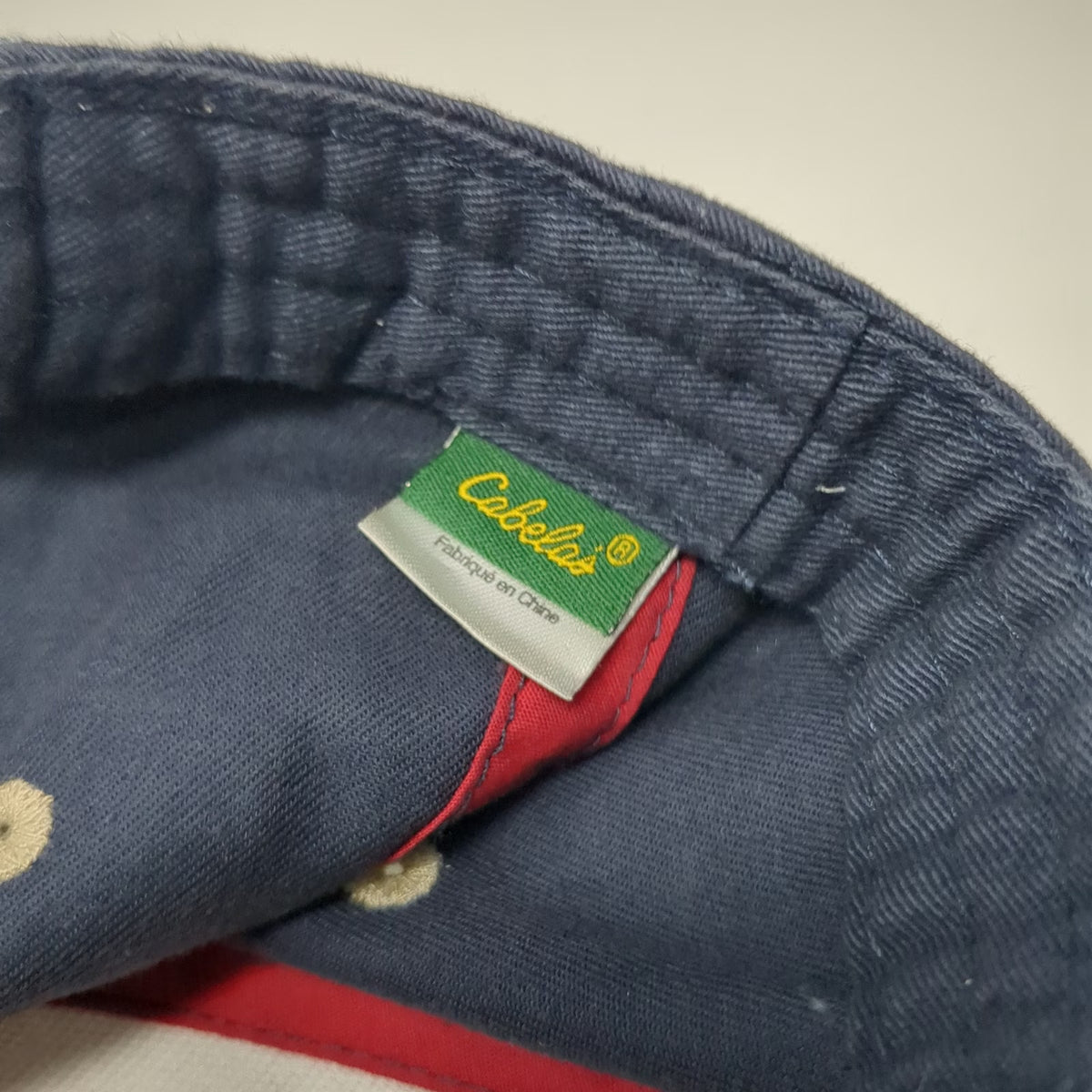 Cabela's Baseball Cap Blue One Size 1961 Eagle Mountain Patch Strapback Hat