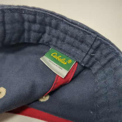 Cabela's Baseball Cap Blue One Size 1961 Eagle Mountain Patch Strapback Hat