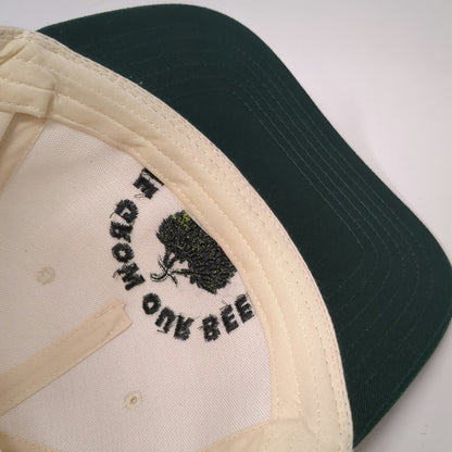 Otto 5 Panel Hat Beige Green One Size Bale Breaker Brewing Co We Grow Our Beer