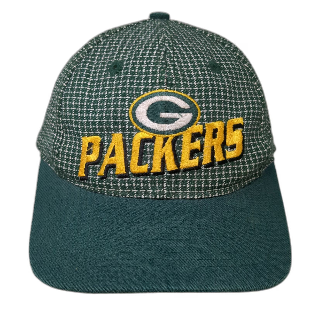 Green Bay Packers NFL Logo Athletic Cap Green Pro Line Strapback Hat OS Vintage