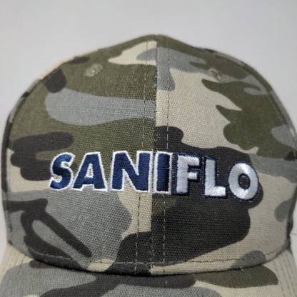 Saniflo Men's Strapback Camo Hat Adjustable Embroidered Logo