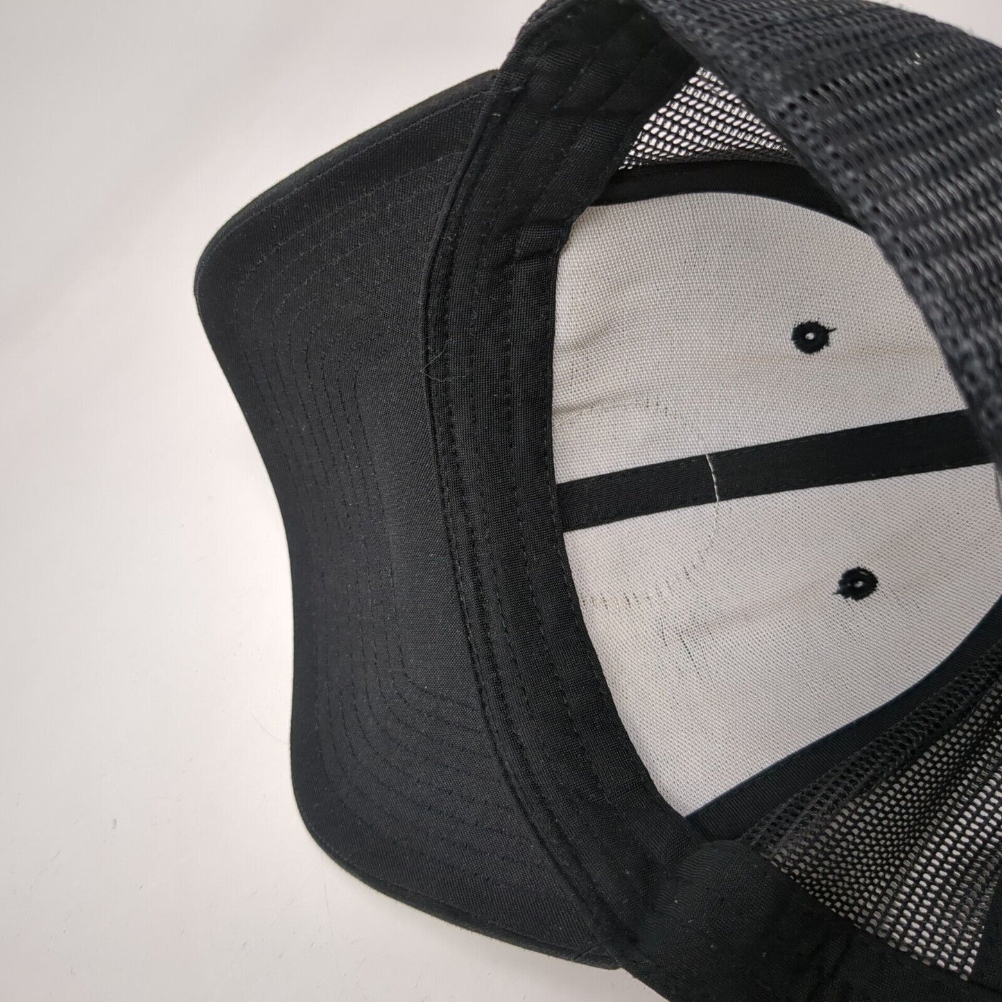 KaiAloha Supply Wailea Maui Snapback Trucker Hat Black OSFA Mesh Back