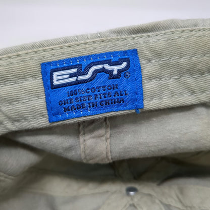 ESY Baseball Cap Gray One Size New Smyrna Beach FL Florida Cotton Slideback Hat