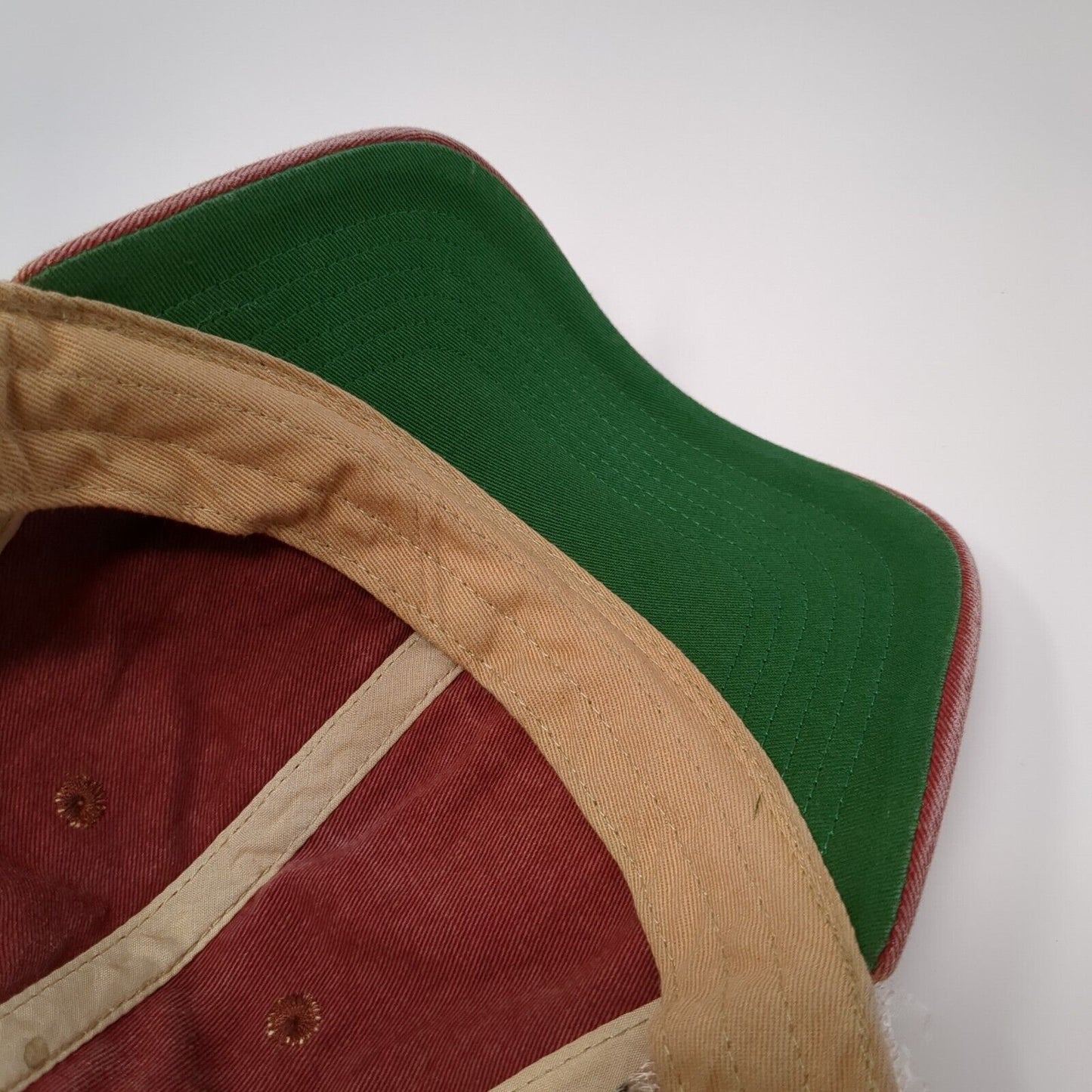 Catalina Snapback Mesh Back Trucker Hat Red OSFA Colorblock Legacy