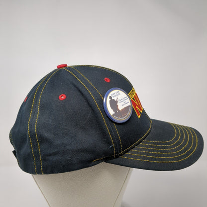 Friends of NRA Strapback Hat Blue One Size Adjustable Embroidered Pin