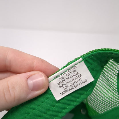 Reclaim Idaho Snapback Mesh Back Trucker Hat Green One Size Embroidered