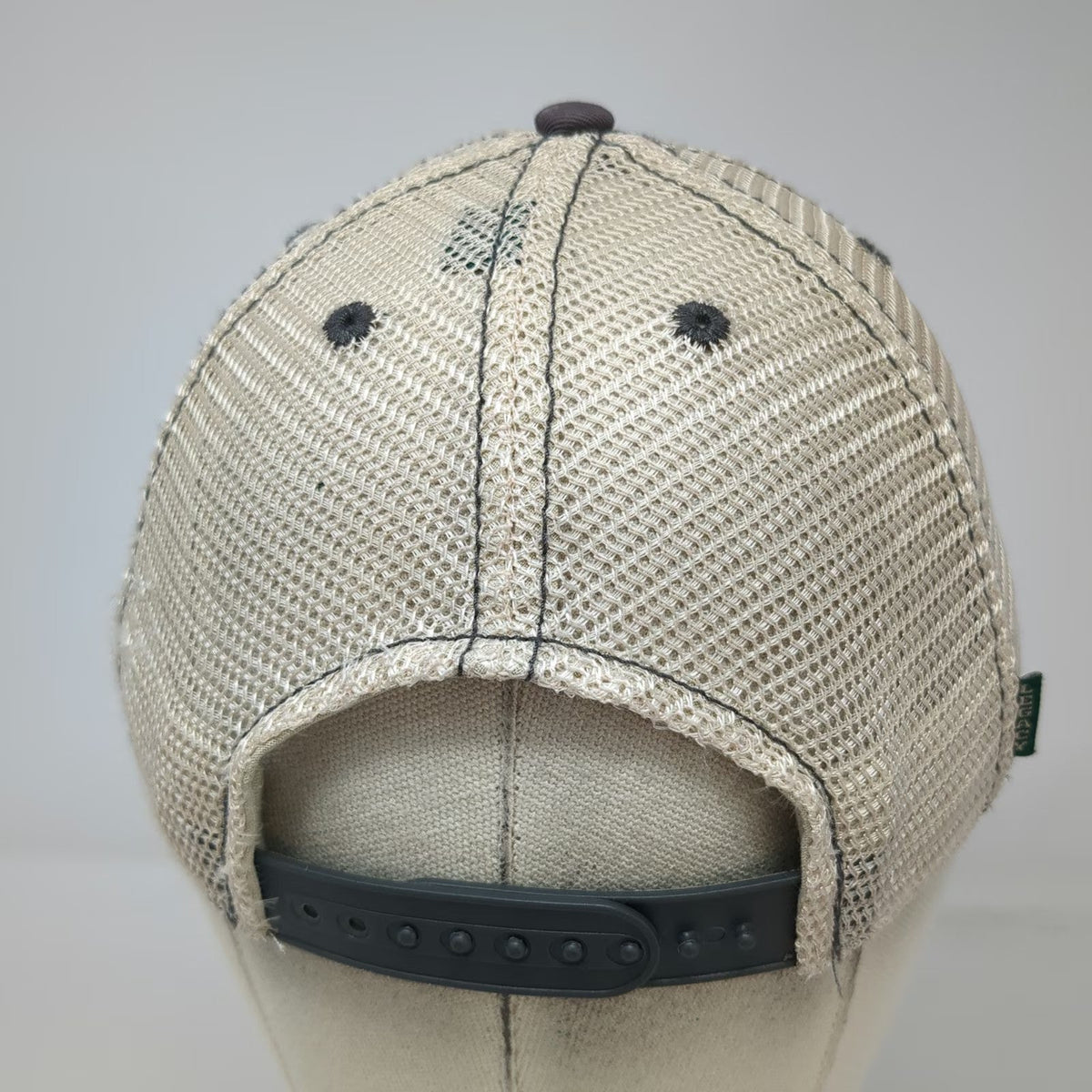 Legacy Trucker Hat Gray One Size North Jetty Brewing Mesh Snapback Patch