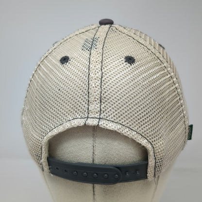 Legacy Trucker Hat Gray One Size North Jetty Brewing Mesh Snapback Patch