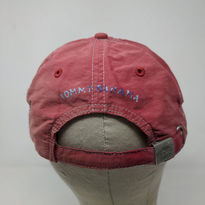 Tommy Bahama Relax Men's Slideback Hat Red Adjustable Cotton Nylon Graphic Logo