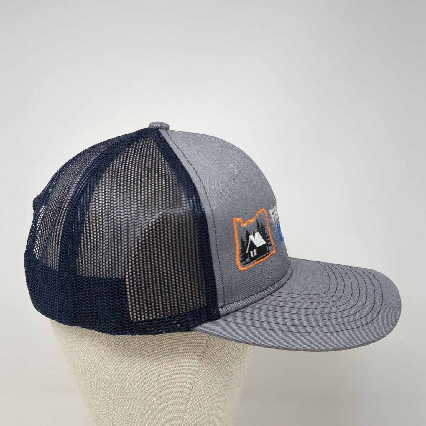 Fire Adapted Oregon Snapback Trucker Hat Multi OS Adjustable Mesh Port Authority