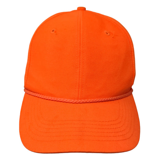 Signature Men's Hunter Orange Trucker Hat Size OSFA Blank Bright Color