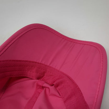 Pink Baseball Cap One Size Mesh Panels Polyester Performance Running Sports Hat