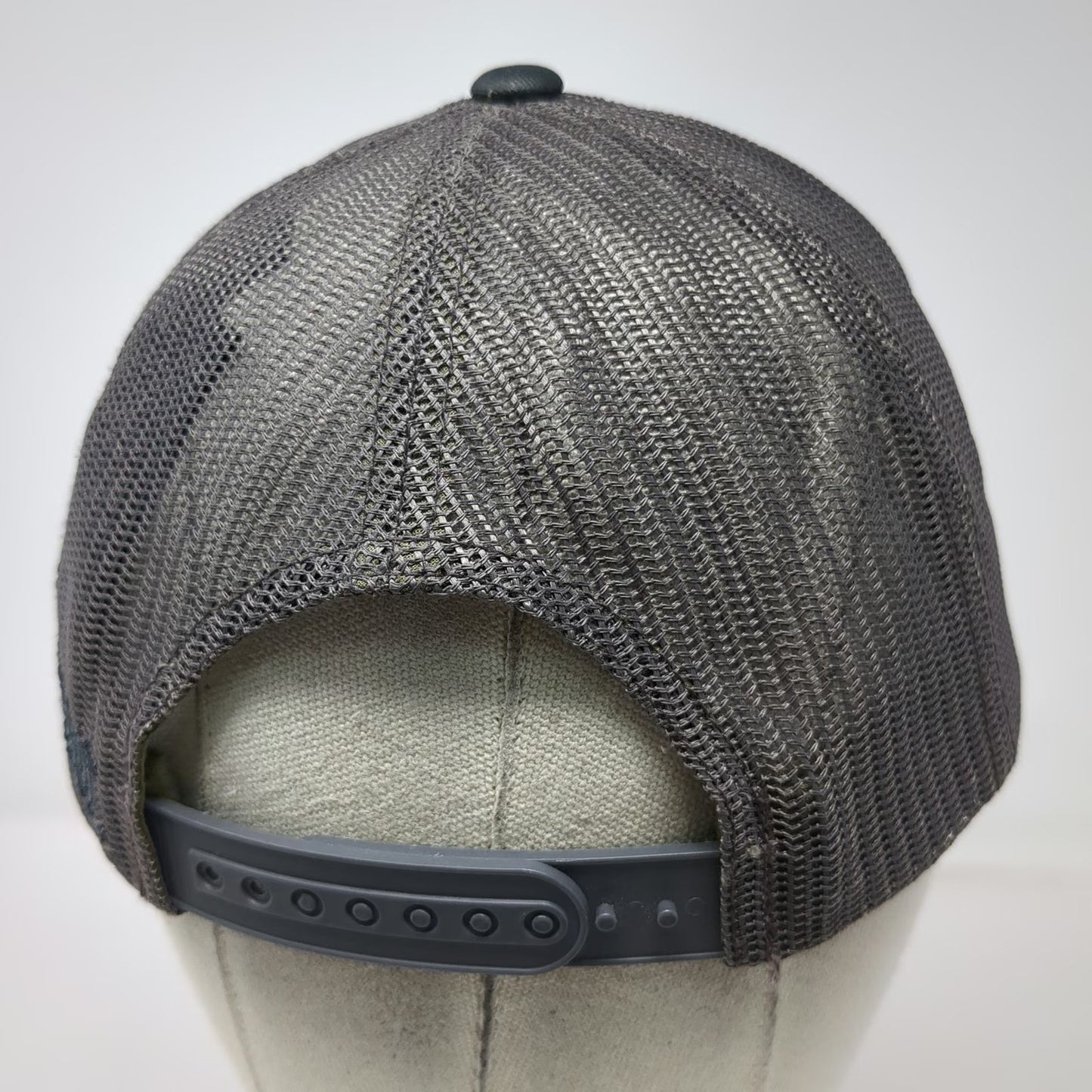 Harley-Davidson Trucker Hat Green Gray One Size Camo Mesh Snapback Embroidery