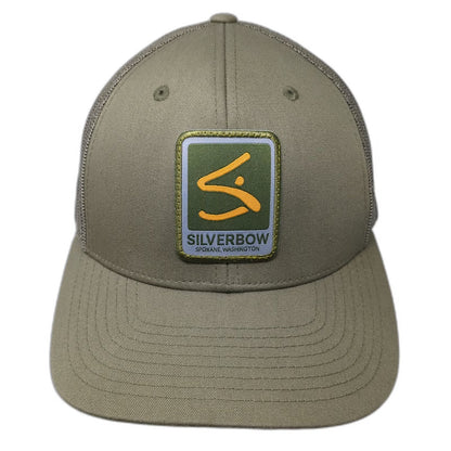 Richardson Trucker Hat Green One Size Silverbow Spokane Washington Mesh Snapback