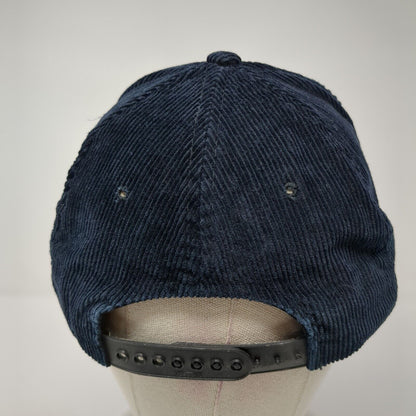 Mendocino Vineyards Snapback Hat Blue One Size Adjustable Embroidered