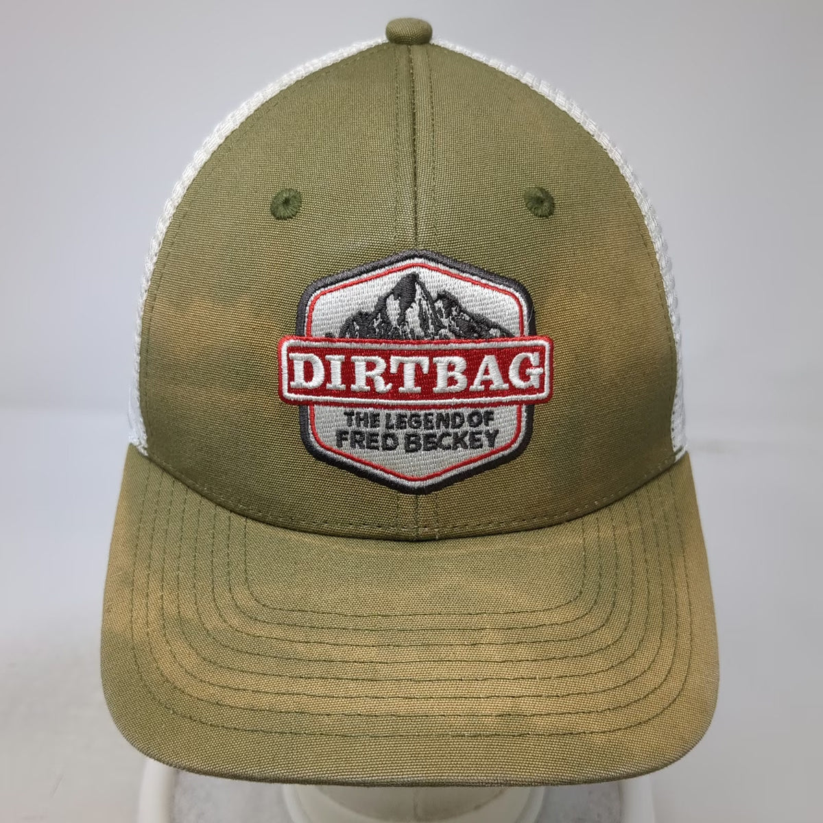 Patagonia Trucker Hat Green One Size Dirtbag Legend Fred Beckey Mesh Snapback