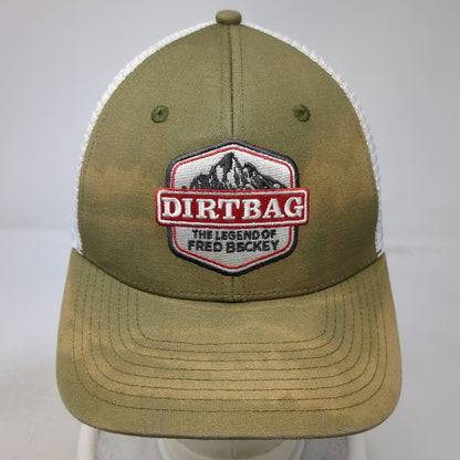 Patagonia Trucker Hat Green One Size Dirtbag Legend Fred Beckey Mesh Snapback