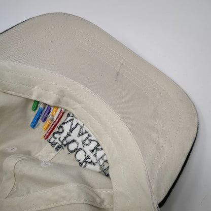 Beige Baseball Cap The Stock Market Game Logo Embroidered Cotton Hat Vintage