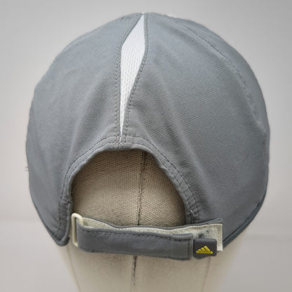Adidas Baseball Cap Gray One Size Adizero Mesh Running Training Performance Hat