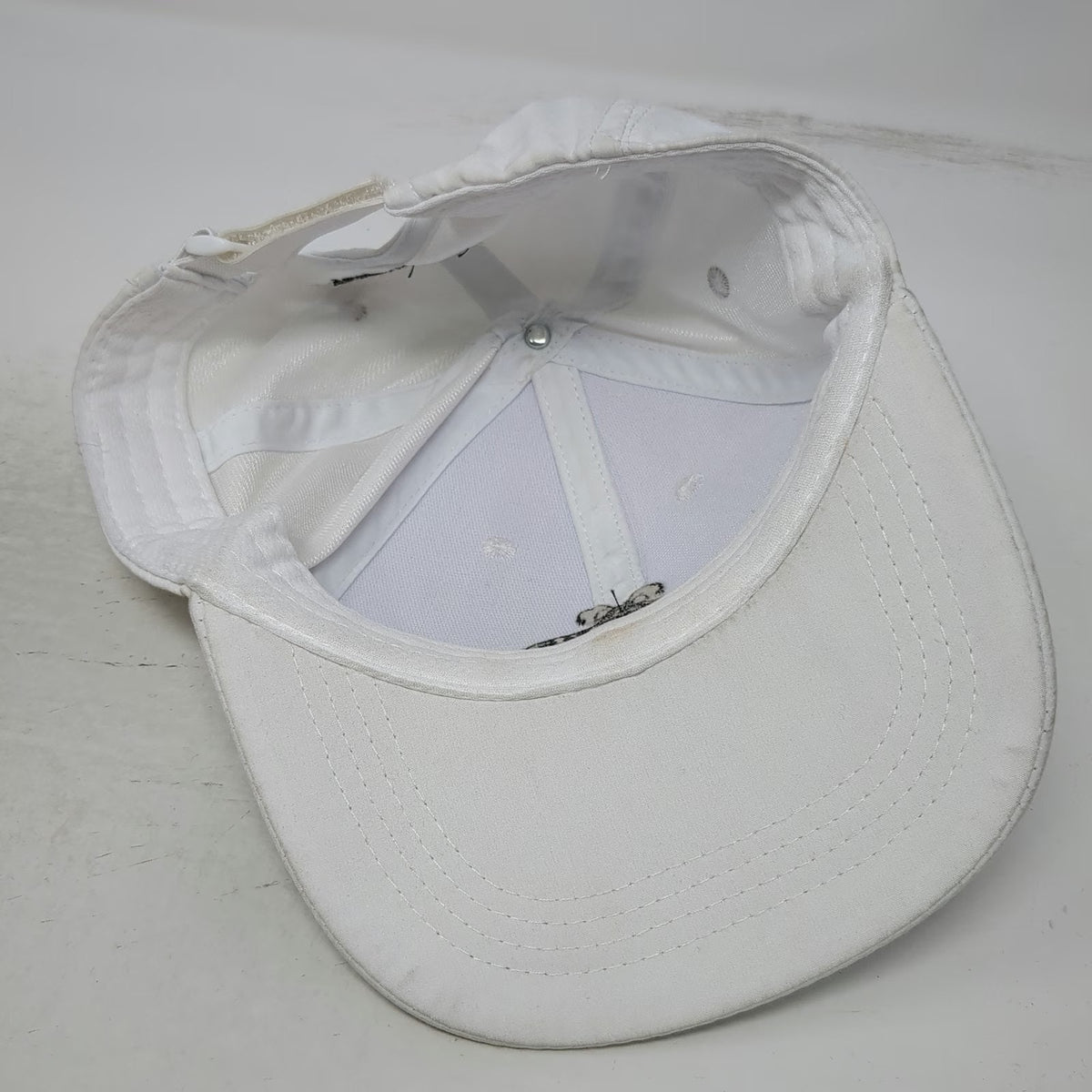 Patron Tequila Bee Logo Baseball Cap White One Size Adjustable Embroidered Hat