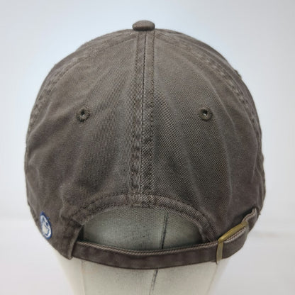 Life is Good Baseball Cap Brown One Size Slideback Flip Flops Cotton Hat Slogan