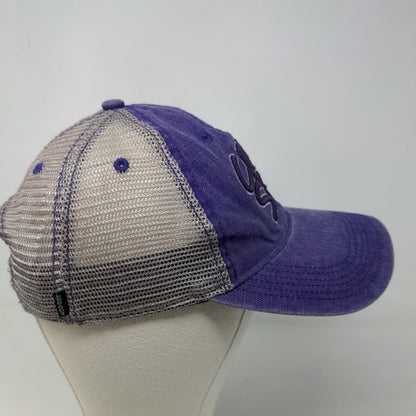 Legacy Women's Snapback Mesh Back Hat Purple Crazy Sista Embroidered Logo