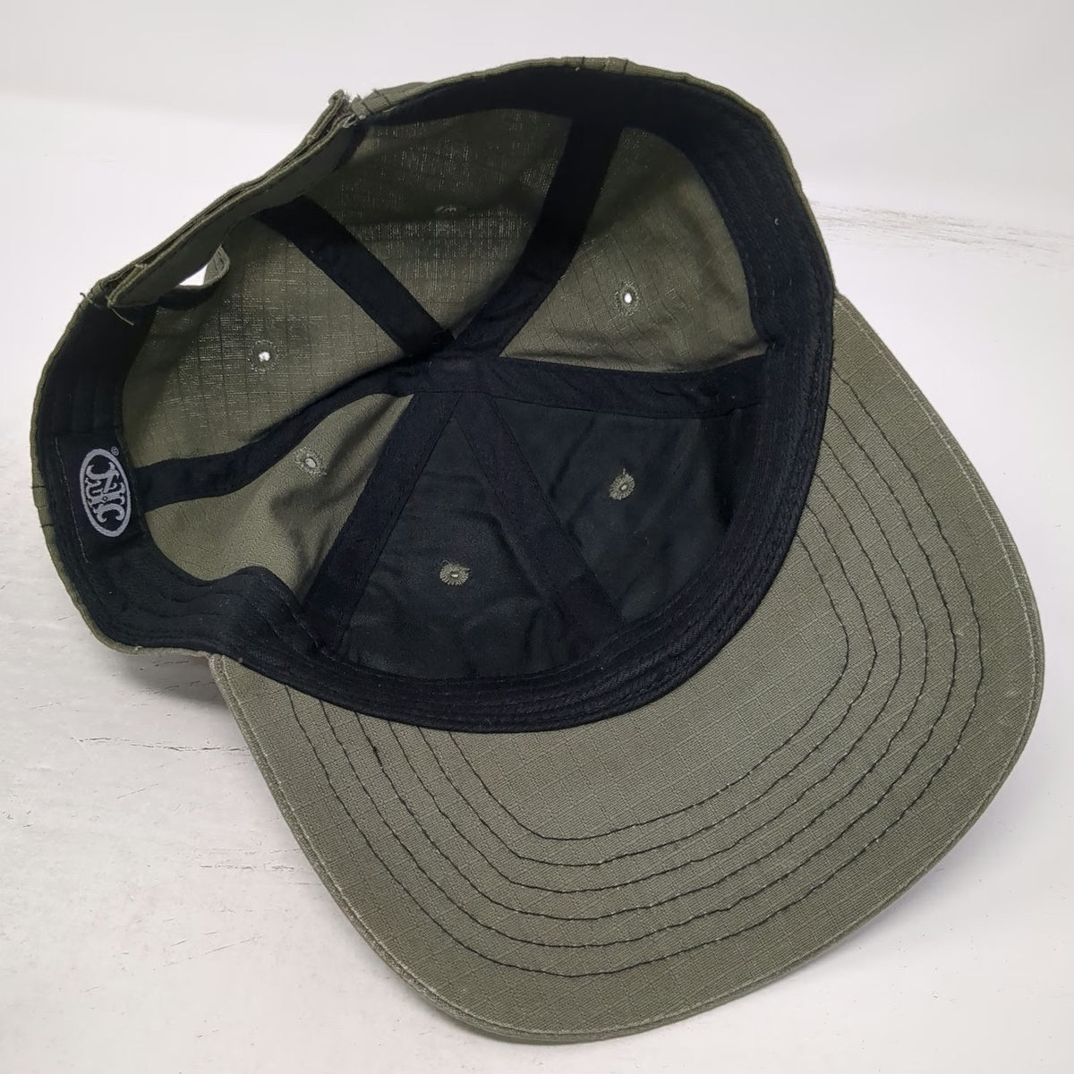 FN Herstal Baseball Cap Green One Size Strapback Embroidered Tactical Logo Hat