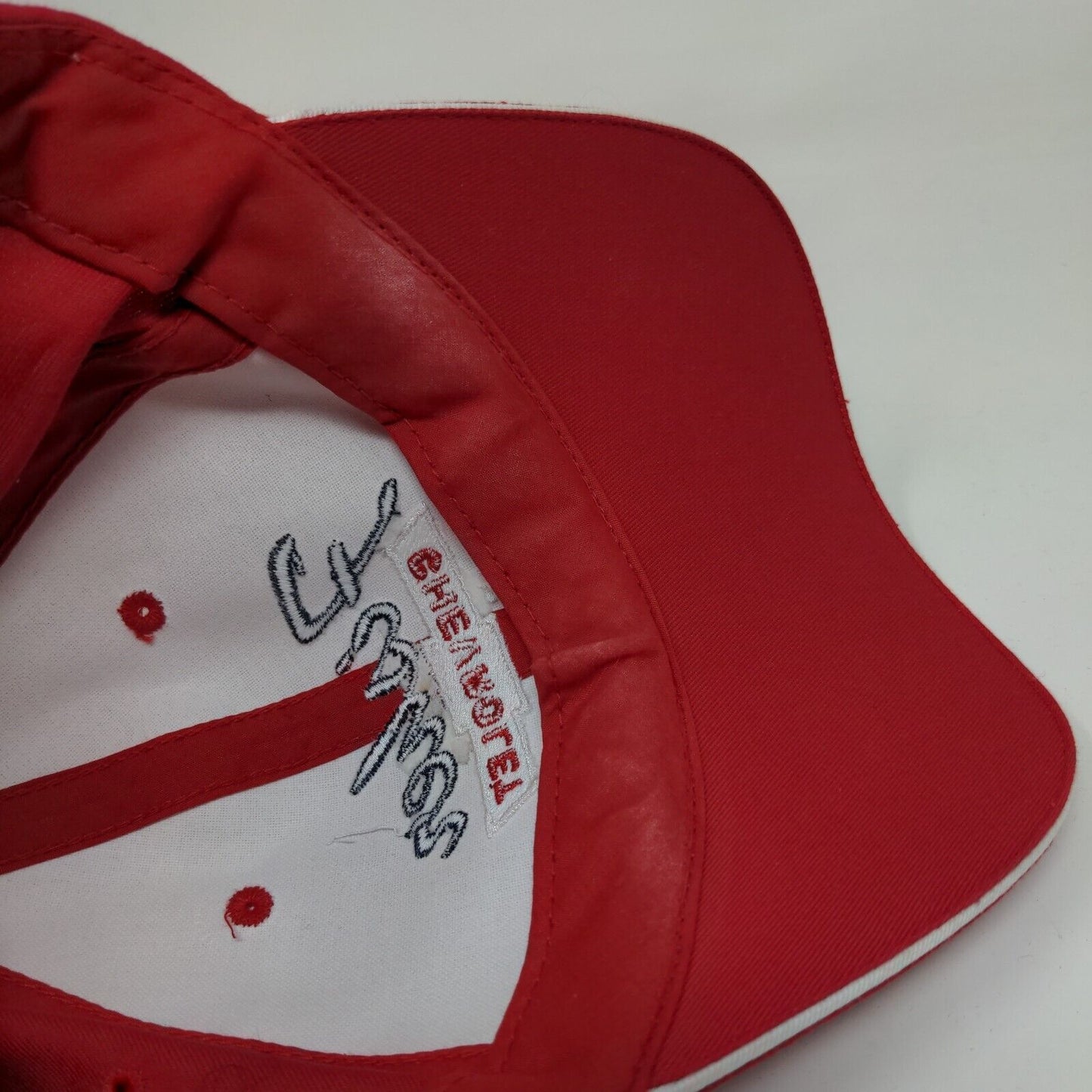 Fisher Chevrolet Yuma AZ Slideback Hat Red One Size Embroidered 6 Panel