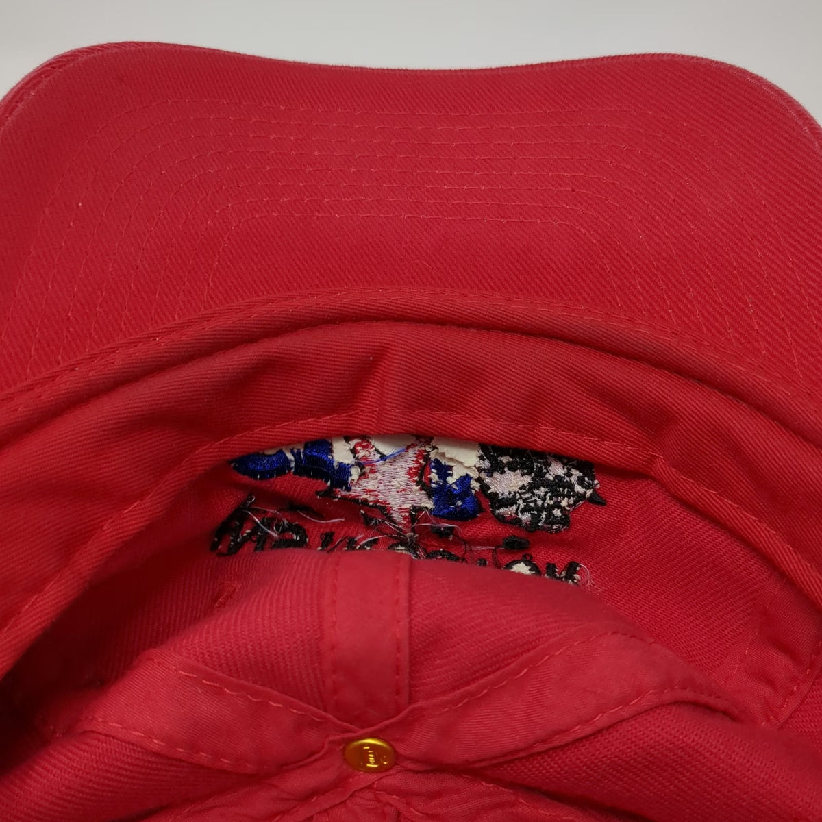Otto Baseball Cap Red One Size Idaho STAR Motorcycle Instructor Strapback Hat