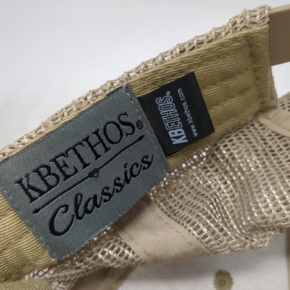 KBethos Trucker Hat Beige One Size Mesh Snapback Ditch Witch Patch Logo Work
